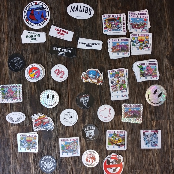 Brandy Melville Accessories - 20 pc Random Brandy Melville Stickers Malibu Aspen